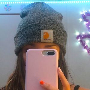 grey carhartt beanie